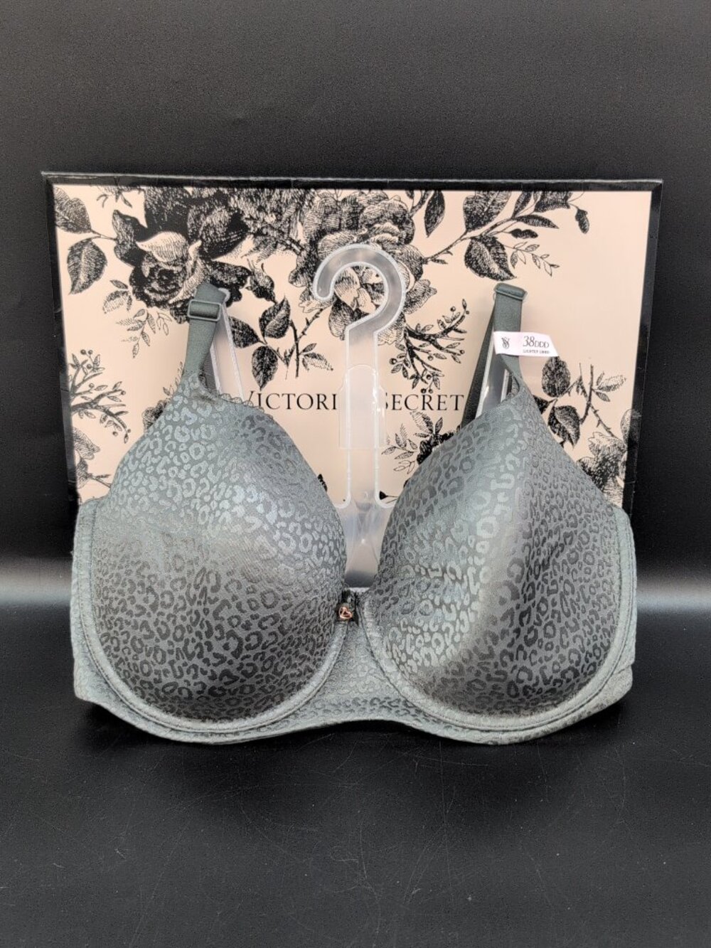 Victoria Secret Lightly Lined Demi Bra 38DDD Expedition Green